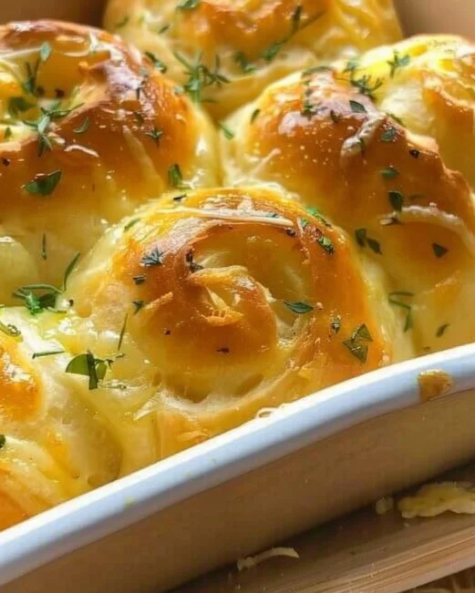 Buttery Cheese Garlic Rolls 2 Delicious and buttery cheese garlic rolls baked to perfection