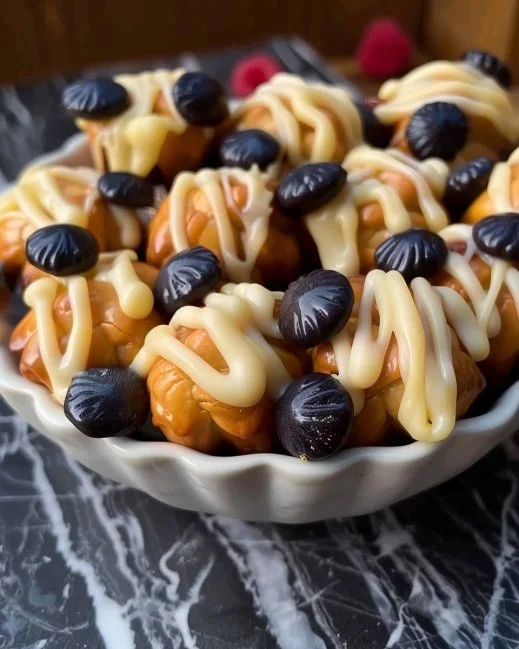 Spooktacular Halloween Snacks 2 A variety of spooktacular Halloween snacks on a festive table